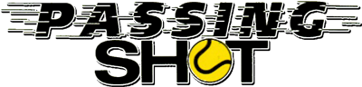 Passing Shot logo for ZX Spectrum